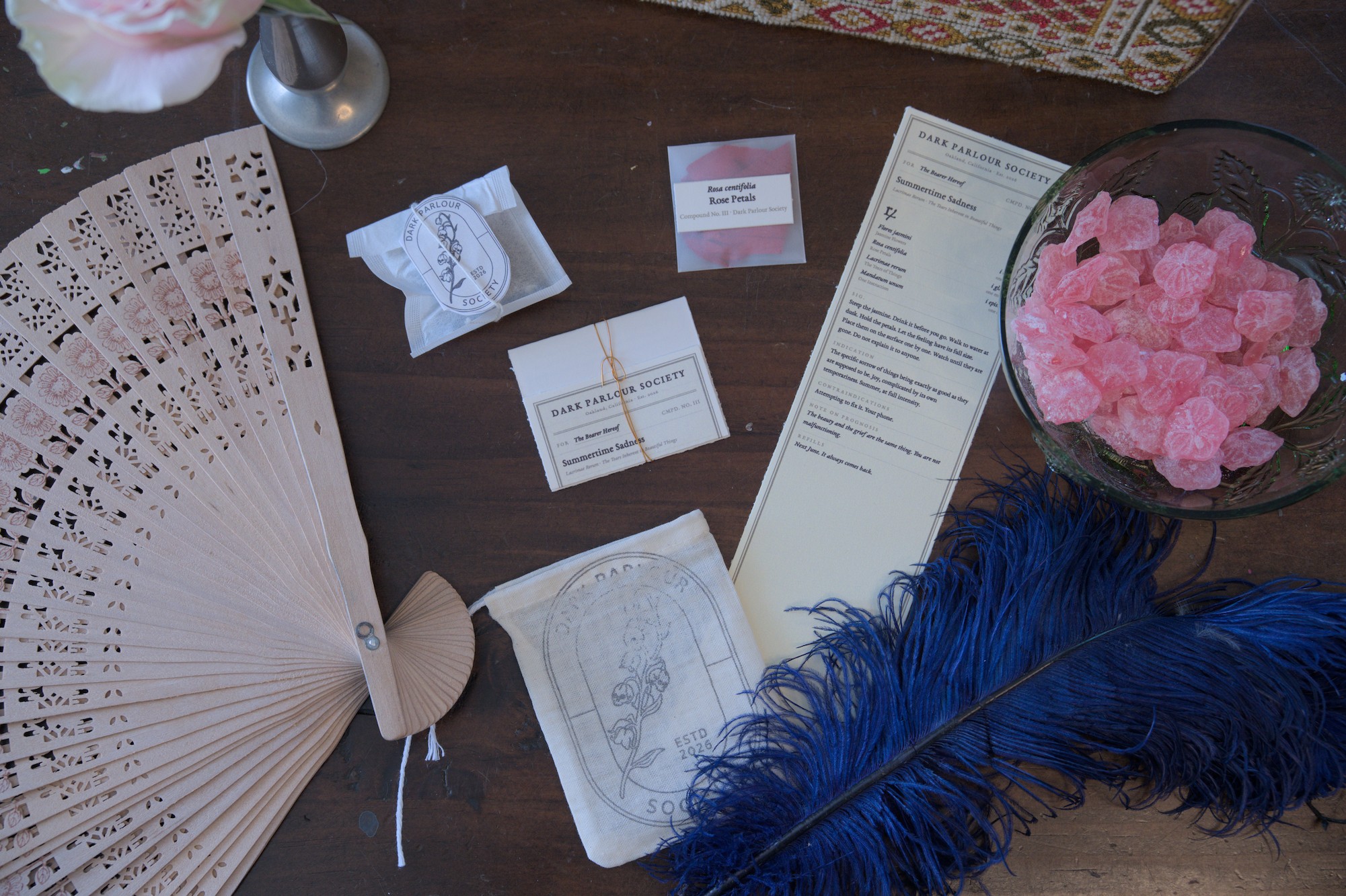 Compound No. III — rose petals and jasmine tea components